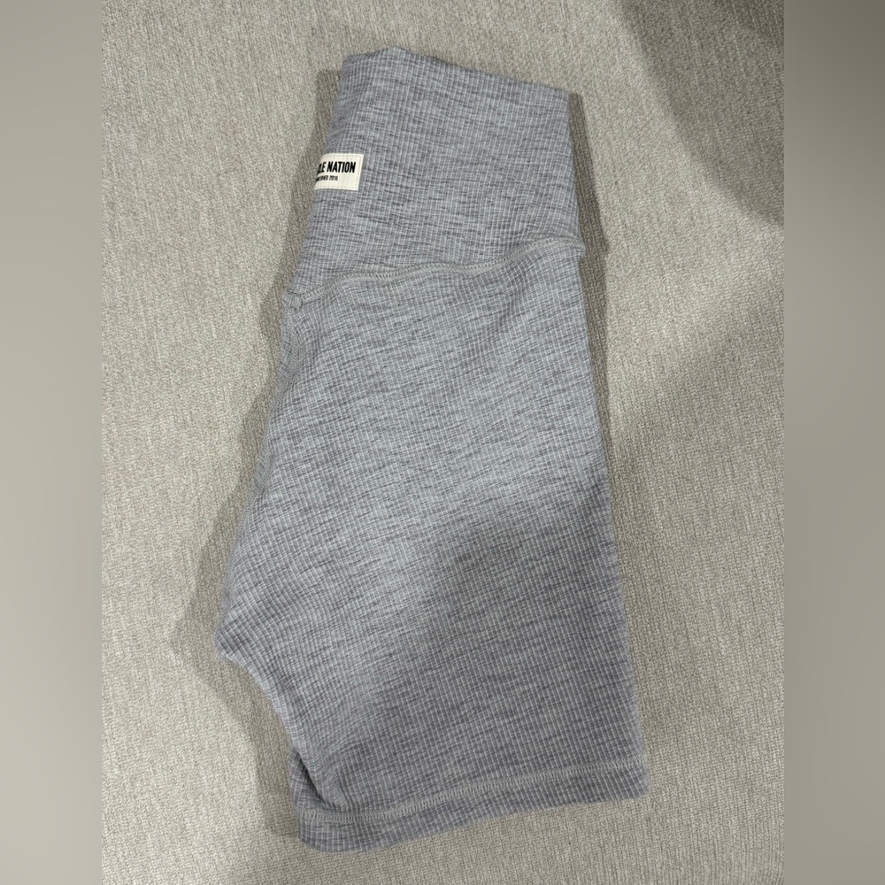Muscle Nation Zero Rise Rib Midway Shorts - Picture 5 of 7